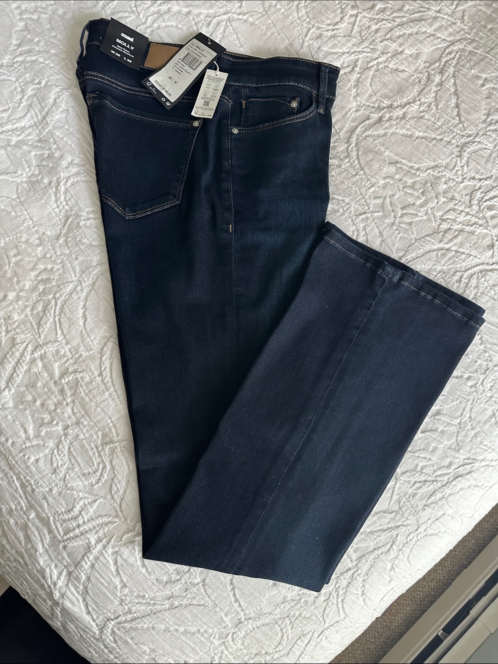 Mavi mid-rise bootcut jeans